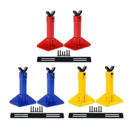 [szluzhen3gv] RC Car Jack Stands Novelty Authentic Display Ornament Hand Paintd Axle Display Rack Re