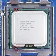 Xeon E5462 CPU 775 4 cores 4 threads 2.8 ghz E5440 E5450 Q9200 Q9300 Q9400 Q9500 Q9650