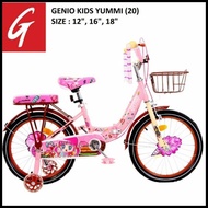 Sepeda Lipat Anak Perempuan16 inch Genio Yummi sepeda lipat mini