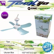 PLAZA Teckyo MCF990-4 Baling 25 Watt Kipas Angin Gantung Mini Ceiling Fan