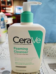 CeraVe適樂膚溫和泡沫潔膚露