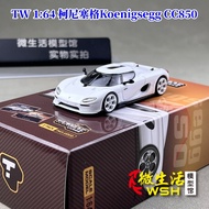 - TW 1: 64 Koenigsegg Koenigsegg CC850 Alloy Car Model Tarmac Works