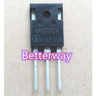 2pcs Original 6R070C6 IPW60R070C6 TO-247 600V 53A new original