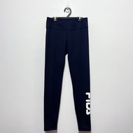 FILA Athletics Elastic Yoga Pants 高端競技系列 緊身瑜伽長褲 健身 運動 彈性 機能 打底褲 束褲 內搭  二手