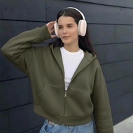 Unisex Plain Zipper Hoodie Jacket for Men and Women Premium Quality G2