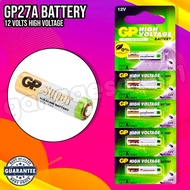 🟨GP Battery 12Volts 27A GP Alkaline Battery for Key/Cars/Doorbell/Remote🟨
