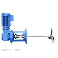 Through wall side entry mixer rust-proof limestone slurry agitator
