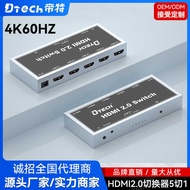 HDMI Switcher 4K HDMI Switcher 4 In 1 Out HDMI Switcher 4 In 1 Out 4K60HZ