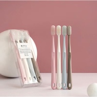 Toothbrush-A907 Set Of 4 Handles Japanese Style Soft Brush Comes With A Box Clean And Safe