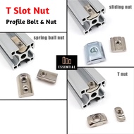 Aluminium Profile Nut T Slot Nuts Sliding Nut Hammer Head Spring Nut 2020 3030 4040