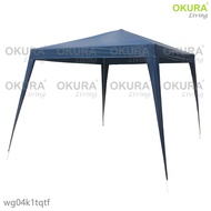 ⮂🖞OKURA 10'x10' (3 X 3M) Gazebo Canopy Cover Tent Waterproof Sunshade Awning Outdoor Garden Kanopi Pasar Malam Canvas P