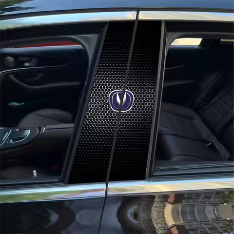 2Pcs Car Center Pillar Sticker Auto B Pillars Protective Film For Changan CS75 CS55 CS15 CS35 EADO C
