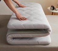 BEAR - 乳膠床墊顏色灰色【厚度約9CM】不含枕頭【尺寸規格120x190cm】【舒適抗菌面料乳膠填充】