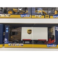 （現貨）BRUDER UPS大型運輸車+叉車