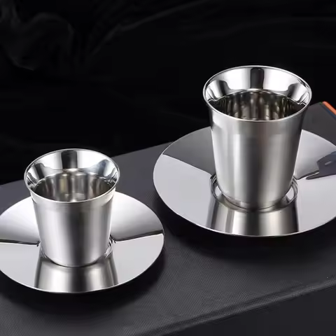Nespresso Durable Thermo Cup Stylish Stainless Steel Stainless Steel Espresso Cup Coffee Lovers Vers