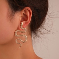 accessories women earrings Cross-Border European American Earrings Exaggerated Snake Shape Fashion E