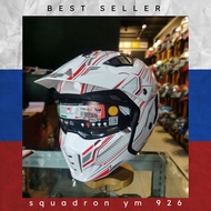 Gille helmet squadron ym926 WHITE RED