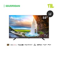ใหม่ Aconatic ทีวี 55 นิ้ว LED 4K HDR WebOS TV (Wee 2.2) รุ่น 55US900AN Smart TV สมาร์ททีวี ระะบบปฏิ