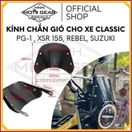 Classic Windshield PG1, XSR 155, Rebel, YB125, CT 125 Code K3 Brand S2R
