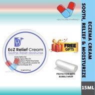 [HEALCAREPHARMACY] DD EZ Relief Cream (Eczema Creams for Dry, Itchy Skin)15G With Free Gift
