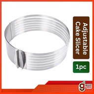Adjustable Cake Slicer Stainless Steel Cake Cutter9.8-12.inch Pemotong Kek Bulat