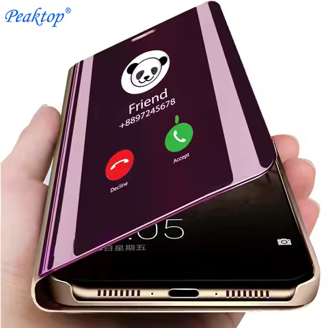 Smart Mirror Filp case For Samsung Galaxy A70 A20 A30 A50 Smart mirror Book Cover Sumsung galax A 20
