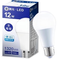 【4入組】舞光12W LED燈泡-白光 LED-E2712DR6
