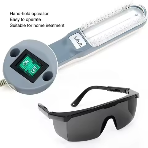 Kernel CE Handheld Narrowband UVB 311nm UV Phototherapy Device for Psoriasis Vitiligo Eczema Treatme