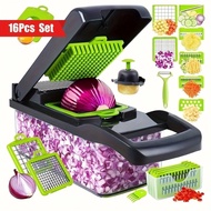 16 Combination1 Vegetable chopping machine，Professional Onion Chopper，Multifunctional Food Chopper，K