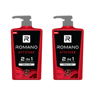 [Lazada trợ giá 25K] Combo Tắm gội 2 trong 1 Romano 2in1 650g/chai