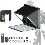 Portable Teleprompter for iPad Tablet Smartphone DSLR Camera 7.9'', APP Compatible with iOS & Androi