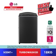 [TnG RM50] LG Top Load Inverter Washing Machine (18kg) TV2518SV7K with Intelligent Fabric Care Washe
