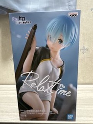 Banpresto Re:Zero Relax Time 雷姆 T-Shirt Ver. 公仔