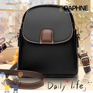 DAPHNE Shoulder Bag, Leather Mini Crossbody Bag, High Quality Casual Cellphone Bag Women