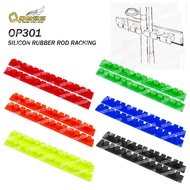 OPASS OP301 SILICON RUBBER ROD RACKING Store Up fishing rod 2 PIECE IN 1 PACKAGING