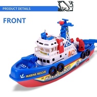 Toy Baby Care Kids Toy Water Gun Boat Bathing Toys With Light Ship Fire Engine Boat