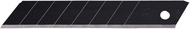 NT Cutter 18mm Heavy-duty Ultra-Sharp Black Snap-Off Blades, 10-Blade/Pack, 1 Pack (BL13P), 58 degre