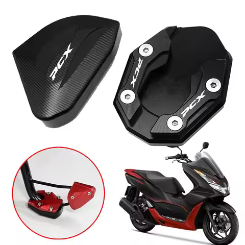 Fit For Honda PCX125 160 150 PCX160 PCX150 PCX125 Motorcycle Extension Plate Kickstand Foot Enlarger