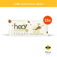Caffe Latte Vegan Protein Shake Powder - 15 Sachets [Halal, For Weight Loss Diet Meal Replacement Lean Muscle]