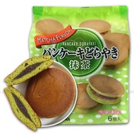 [DATE 9/2026] JAPANESE DORAYAKI GREEN TEA RED BEANS CAKE (PACK OF 6) - PANCAKE DORAYAKI