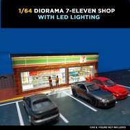 STE88 1/64 Diorama [ 7-eleven Shop ] Scene for car models display [ Hot Wheels, Mini-GT, Poprace , K