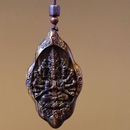 Thousand-hand Guanyin Pendant Carved Agarwood Unique Dallad Dry Agarwood Pendant Pendant Log Submerged Grade Embossed Agarwood-Fashion Collection A
