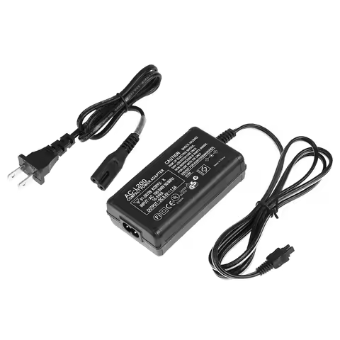 100V-240V AC Power Adapter Professional Power Adapter Camcorder Charger for Sony AC-L200 L25B DSLR C