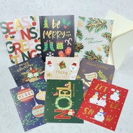 [GC 18] Xmas Greeting Card | Gift Card | Christmas Card | X'mas Card | Season's Greetings | Embossed Hot Stamping