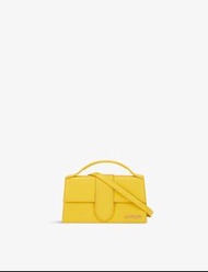 包速遞‼️JACQUEMUS Le Grand Bambino leather top-handle bag Yellow