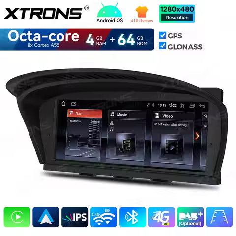 XTRONS Android 14 8.8'' Car Multimedia Player For BMW 5 Series E60 E61 M5/3 Series E90 toE93 CCC CIC