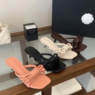Fashion Women Mid High Heels 1.57 Inches Beautiful Bow Sandals