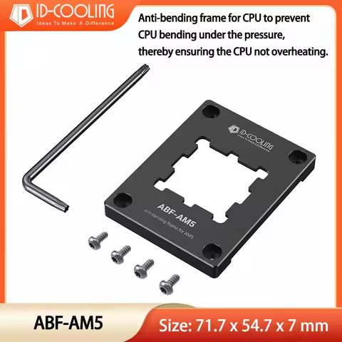 ID-COOLING ABF-AM5 For AMD AM5 CPU Pressure Resistant Secure Frame Cover Plate,Processor Bending Pro