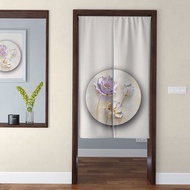 Chinese Flower Bedroom Kitchen Door Shower Toilet Half Panel Home Decoration Partition Curtain