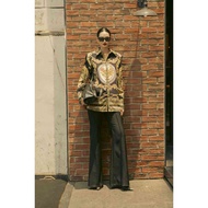 Jamie STUDIO-JAMIE BLACK FLARED PANTS- FLARED PANTS-BLACK FLARED PANTS Material